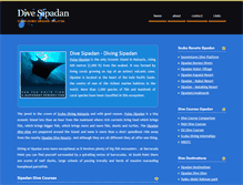 Tablet Screenshot of dive-sipadan.com